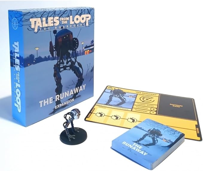 Free League Tales from The Loop Board Game - The Runaway Scenario Pack, Multicolor