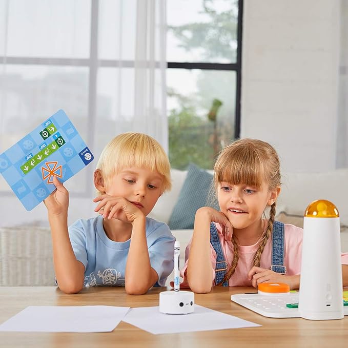 Matatalab Artist Add-on Coding Set Coding Robot, Screen-Free STEM Educational Toy to Learn Code for Kids Ages 4-9