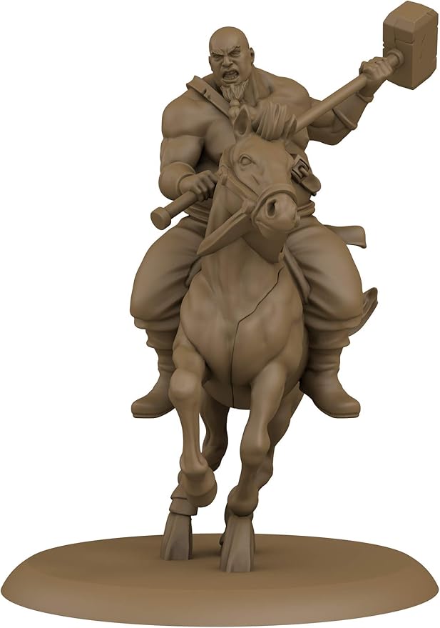 CMON A Song of Ice and Fire Tabletop Miniatures Bloody Mummer Zorse Riders Unit Box - Mercenary Mounted Mayhem, Strategy Game for Adults, Ages 14+, 2+ Players, 45-60 Minute Playtime, Made by CMON