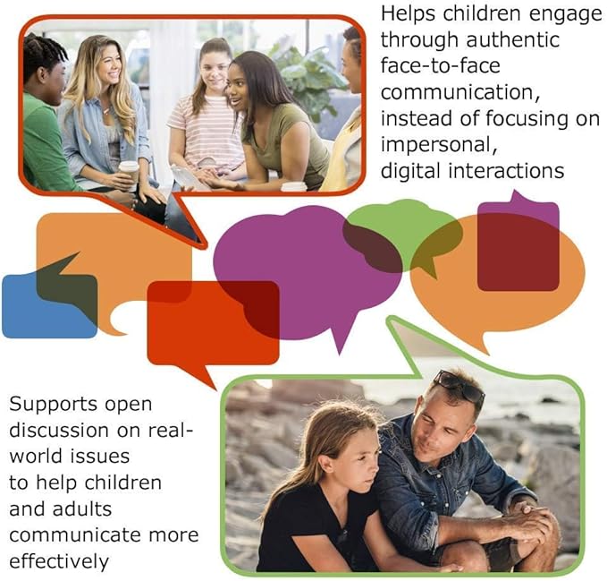 Face to Face Transitions Kids Card Game (Elementary to Middle School Edition) – Communication Development for Important Life Transitions, Ages 10 and Up
