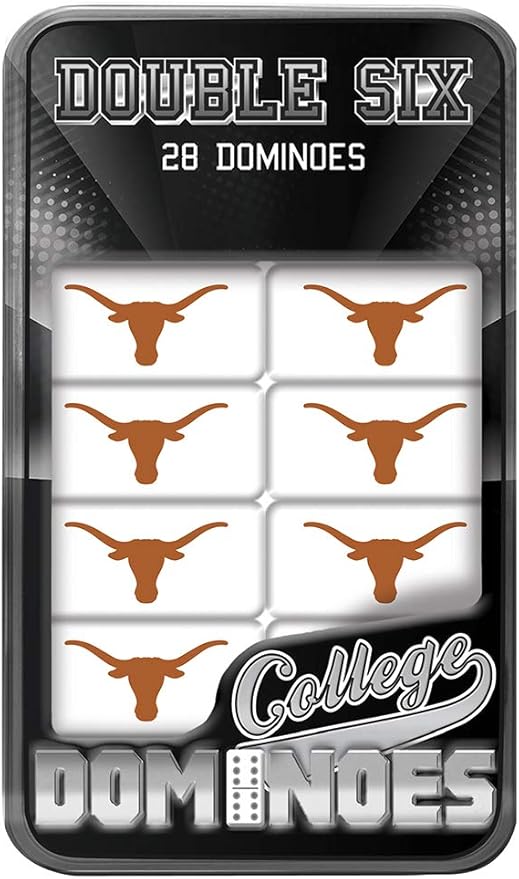 MasterPieces NCAA Collector Edition Double Six Dominoes