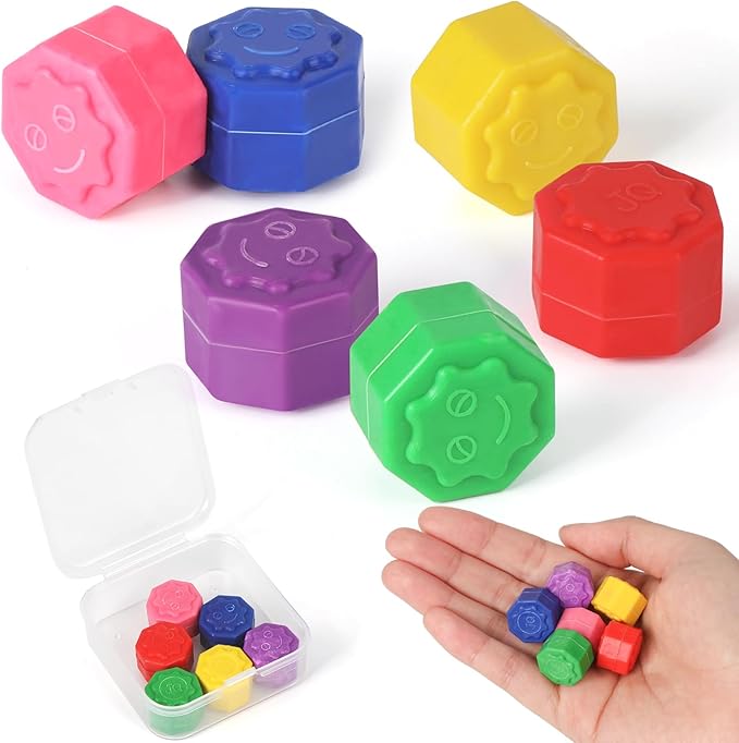6PCS Gonggi Korean Jacks Stone Game - Gong Gi Korean Traditional Play Game - [1SET + 1PCS] Gongii Tossing Catching Toys - Party Gifts for Friends | Gong-Gi Konggi Hand Eye Coordination Training