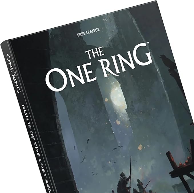 Free League The One Ring: Ruins of The Lost Realm - Expansion Hardcover Book, RPG Medium