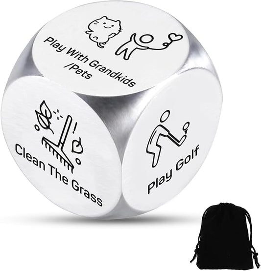 Retirement Gifts for Men Women Funny Retirement Gifts 2025 Funny Dice Retirement Gift for Woman Funny Retirement Gifts for Men 2025 Cheap Valentines Gift for Mom Dad Grandma Grandpa Teacher Coworker