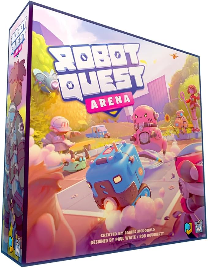 Robot Quest Arena Deckbuilding Board Game
