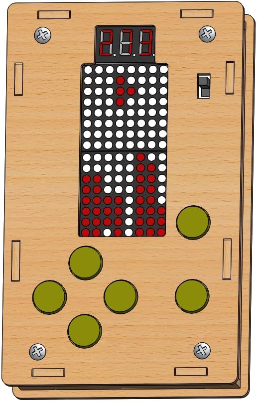 Eeasy-to-assemble Game Console, Science Educational Building Crafts，STEM Projects for Kids Ages 8-12,Gifts for Boys 6-12