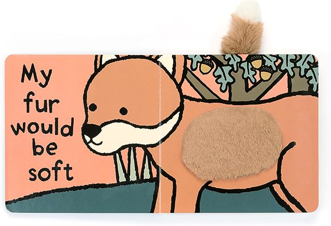 Jellycat If I were a Fox: A Touch and Feel Board Book Children's Book - Baby Gift