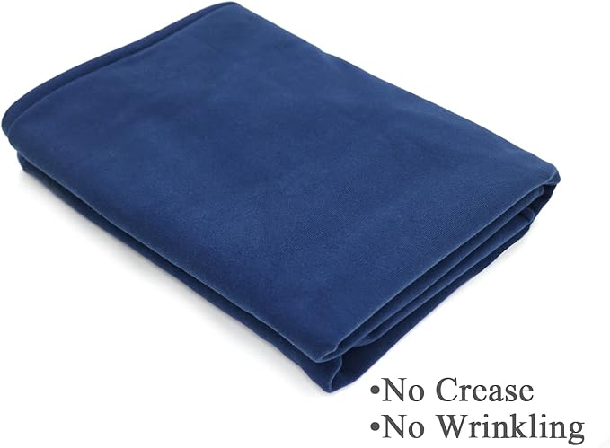 Game Table Cover - Mahjong, Poker, Bridge - Machine Washable Felt - 36" x 36" Blue