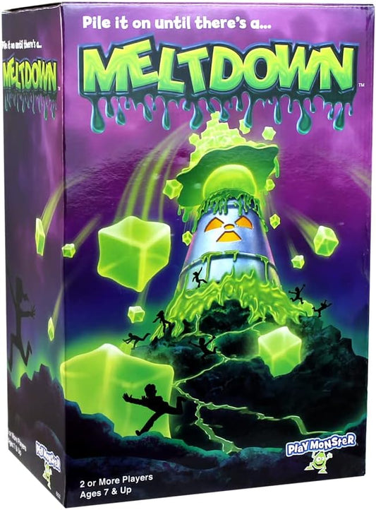 Meltdown Family Game -- Add Cubes Without Letting Them Fall! -- Ages 7+