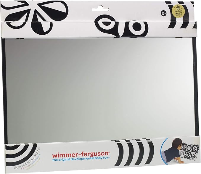 Manhattan Toy Wimmer-Ferguson Double-Feature Mirror for Self-Discovery, 5 inches