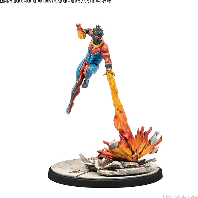 Marvel: Crisis Protocol Sunspot & Warlock Character Pack - Tabletop Superhero Game, Strategy Game for Kids & Adults, Ages 14+, 2 Players, 90 Min Playtime, Made