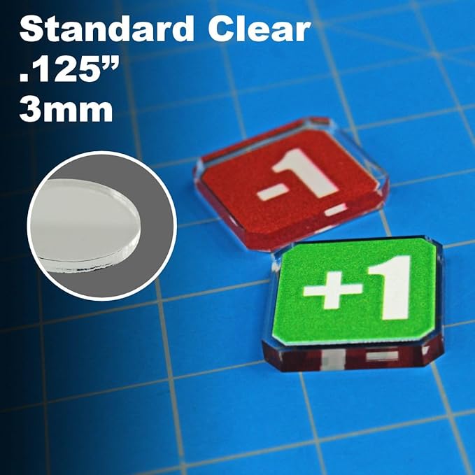LITKO Upgrade Tokens | Compatible with Warhammer 10th Edition | Half-Strength | Battle Shocked | Wound | Movement | Modifier | WH40Kv10 (Plus One/Minus One Tokens)