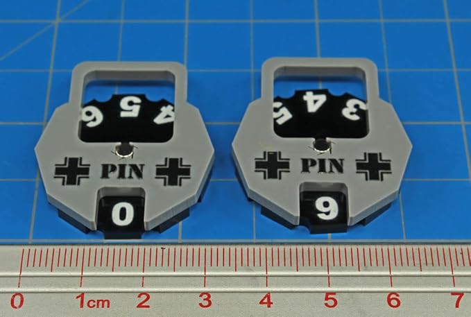 LITKO World War Two Miniature Wargames Army Pin Dial Counter | Compatible with Bolt Action | Dice Dock (Germany)