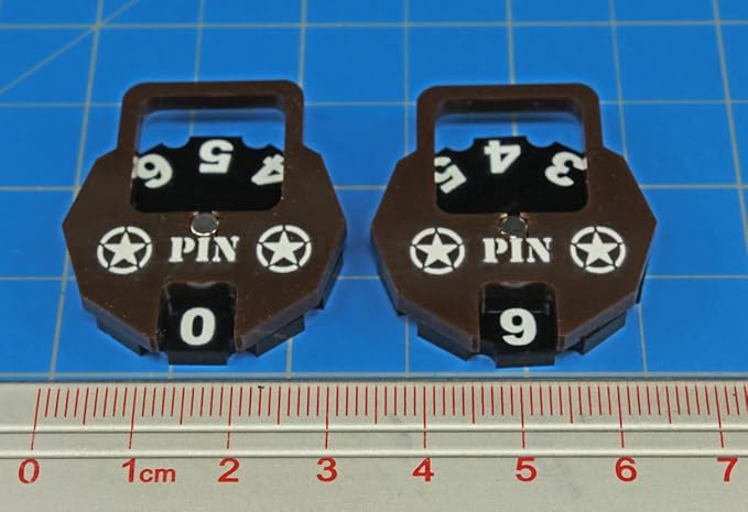 LITKO World War Two Miniature Wargames Army Pin Dial Counter | Compatible with Bolt Action | Dice Dock (United States)