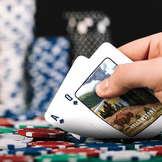 HAAKUN National Park Playing Cards Cute Pet Themed Card for Animal Lovers Teens Adults Friends Family Trivia Board Games Packs Design Set Waterproof Poker Collections Decks with Box