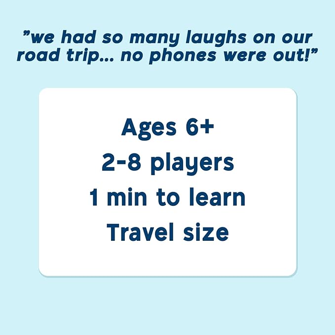The Ultimate Road Trip Game Bundle, a 4-in-1 Car Game for Kids and Adults, Filled with Must-Have Travel Activities and Road Trip Activities