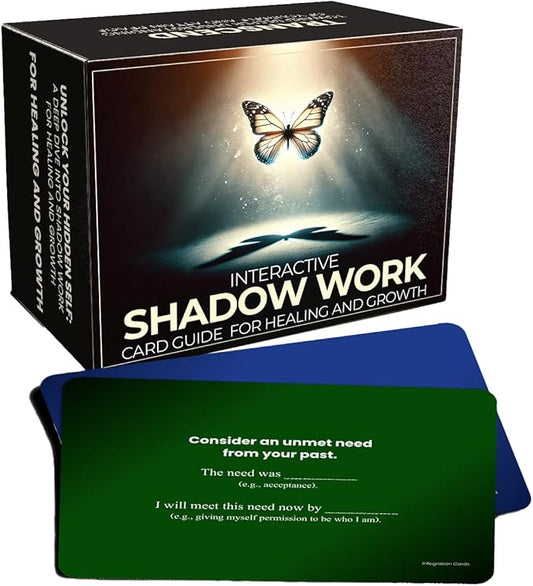 Shadow Work Cards The First, Interactive Shadow Work Game Distilled from Shadow Work journals