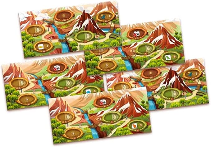 Draftosaurus: Aerial Show - Add New Dino-meeples to Your Park, New Ways to Score Points, Play with or without Marina Expansion | 2-5 players, 15-20 mins, Ages 8 & Up