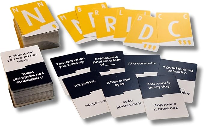 Blue Orange - Slingz – Fast-Paced Family Card Game for Kids, Teens, Adults, and College Students | Fun Categories Party Game for Gam Nights, Holidays, and Travel | 2–7 Players