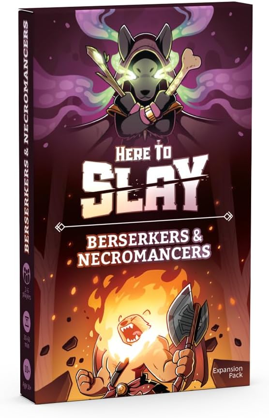 Berserker & Necromancer Expansion Pack - Designed to be added to your Here to Slay Base Game