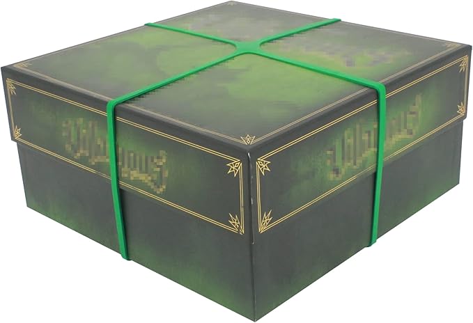 The Broken Token Game Organizer Compatible with Villainous - Wooden Game Organizing Box with Multiple Trays