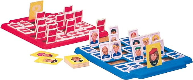Guess Who? Board Game with Classic Characters by Winning Moves Games USA, Classic Children's Mystery Board Game of Deduction for 2 Players, Ages 6+ (1191)