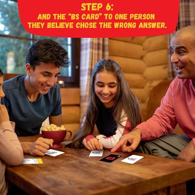 Brilliant or BS? Big Bluff Box | Trivia Game for Know-It-Alls & Liars | Fun Bluffing Game for 4-6 Players Ages 14+