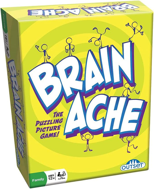 Outset Media Brain Ache - The Puzzling Picture Game - for Ages 12 Years and up