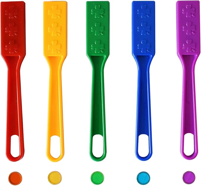 Yuanhe Magnetic Bingo Chips Set- Magnetic Wands with Metal Chips for Counting and Sorting, Educational Activities