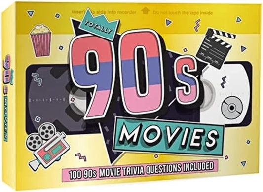 Totally 90s Movie Trivia 100 Cards Questions Game