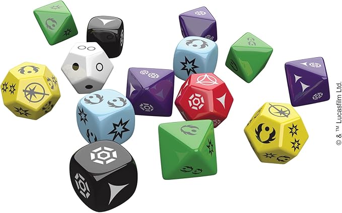 Star Wars Roleplaying Dice - Enhance Your Gameplay and Advance The Star Wars Narrative! Official Accessory for The Star Wars Roleplaying Game, Made by EDGE Studio