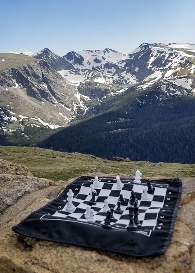 MagBoard by Incremental 3-in-1 Roll-Up Magnetic Travel Games: Chess, Checkers, Backgammon