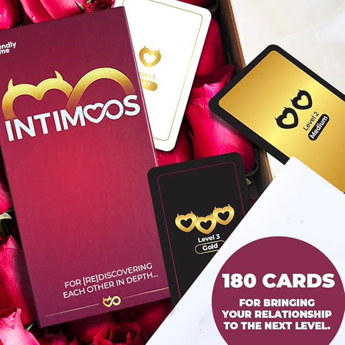 Intimoos - Ultimate Couples Card Game for Him, Her, and Couples - Couples Gift Ideas