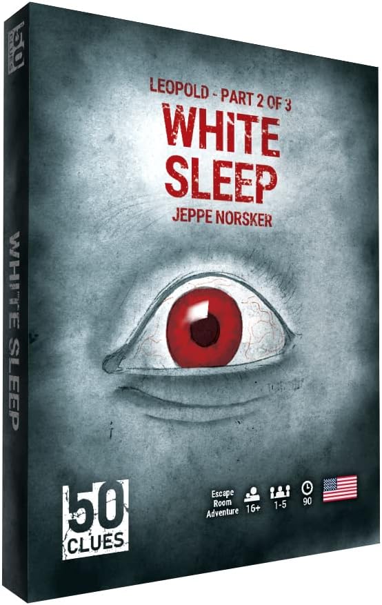 Black Rock 50 Clues | 50 Clues - Part 2: White Sleep | Puzzle Escape Game | Ages 16+ | 1-5 Players | 90 Minutes Playing Time