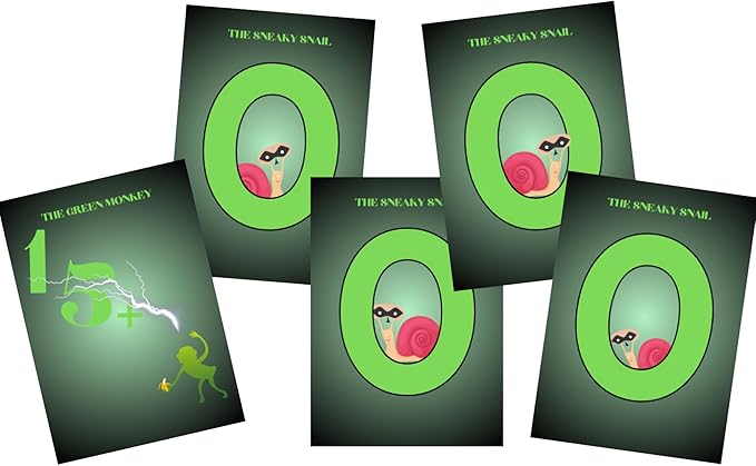 Green Monkey | Strategy Bidding Card Game - Family Game - A Game of Skill for Kids and Adults Ages 8+ | 2-6 Players