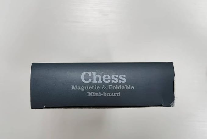 Travel Magnetic Mini Chess Set-6.5'', Folding Chess Board Game, Educational Toys/Gift for Adults and Kids (Mini Set -Black Pieces)