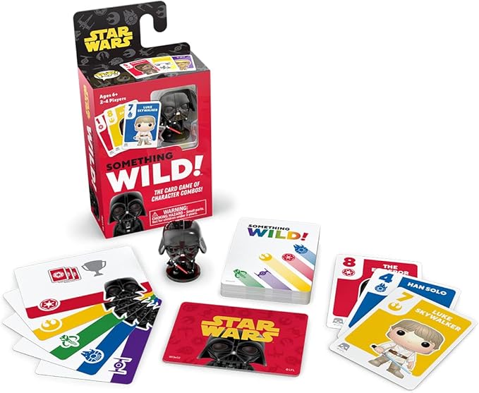 Funko Something Wild! Star Wars with Darth Vader Pocket Pop! Card Game for 2-4 Players Ages 6 and Up