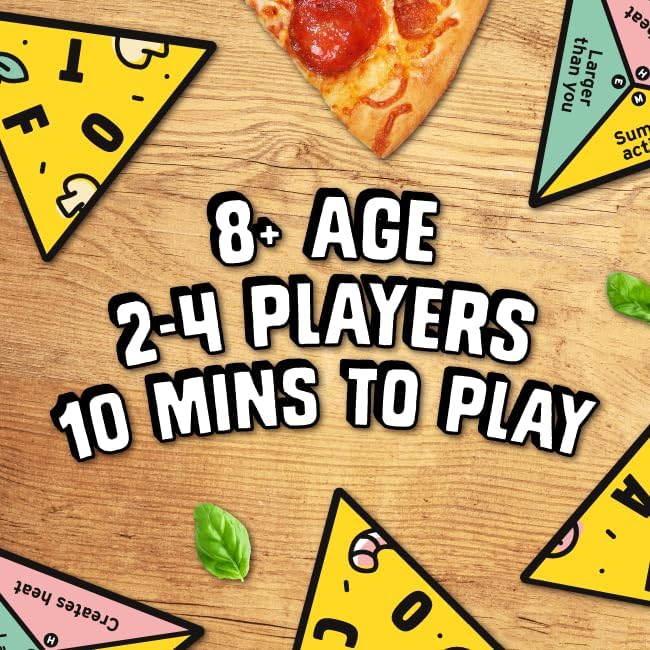 Big Potato P for Pizza: Travel Card Game | Great for Adults and Kids | Perfect for Holidays and Camping | Compact and Travel-Friendly