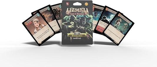 Pagan: Fate of Roanoke - Mind Games Expansion Pack, Dueling Witch & Hunter Asymmetrical Deduction Card Game Filled with Intrigue & Mystery, 2 Players, 60 Mins