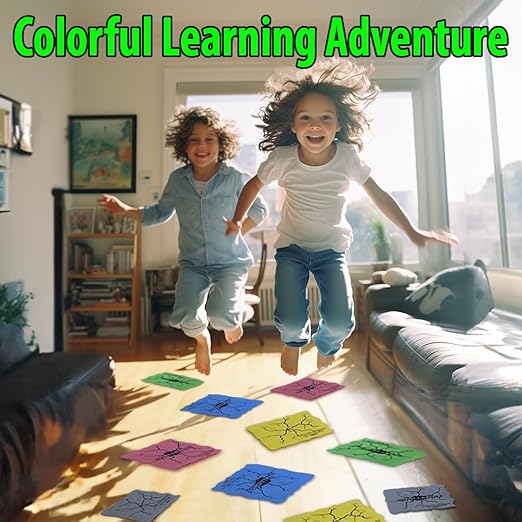 Funwares The Lava Escape Challenge Games for Kids, Indoor and Outdoor Active and Educational Play for Kids Ages 4-8