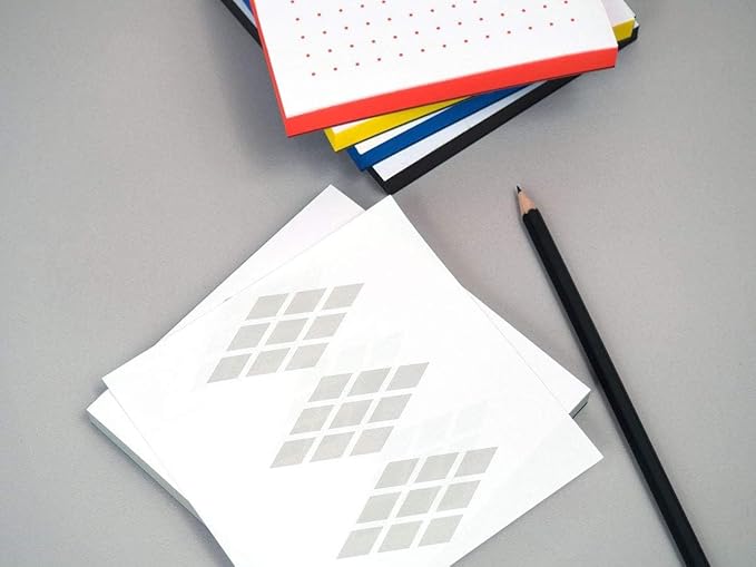 Princeton Architectural Press Fredericks & Mae Paper Games: Dots & Boxes - Hex - Hedron - Nim - Tic-Tac-Toe