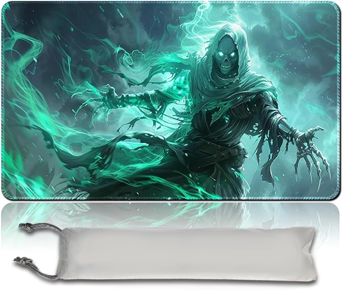 MTG Playmat 23.6x13.8 Inch Board Game Card Game Trading Card Game Mat Mouse Pad TCG Game Mat Stitched Edge Smooth Surface Rubber Base for Board Games,Card Showdown. (Mt148)