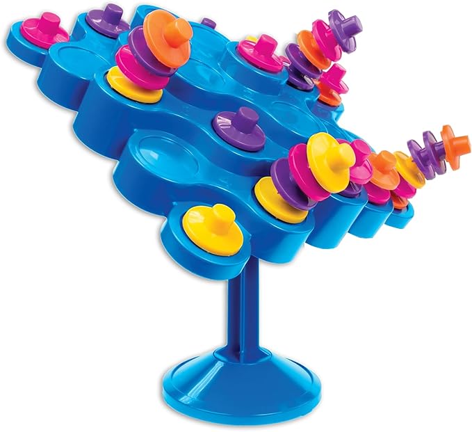 Pressman Original Topple Board Game | Classic & Fun Balancing Game for Kids & Family | Promotes STEM Skills | Great Gift Idea | 2-4 Players, Ages 6+
