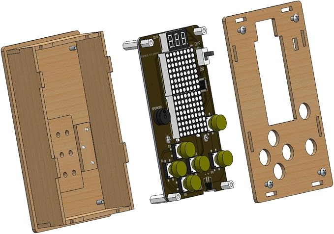 Eeasy-to-assemble Game Console, Science Educational Building Crafts，STEM Projects for Kids Ages 8-12,Gifts for Boys 6-12