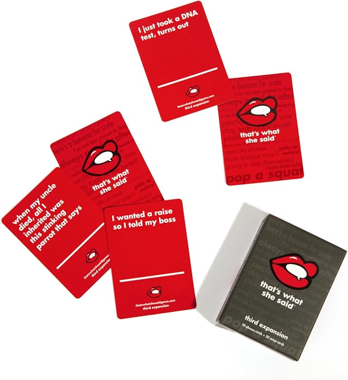 That's What She Said Game - Third Expansion