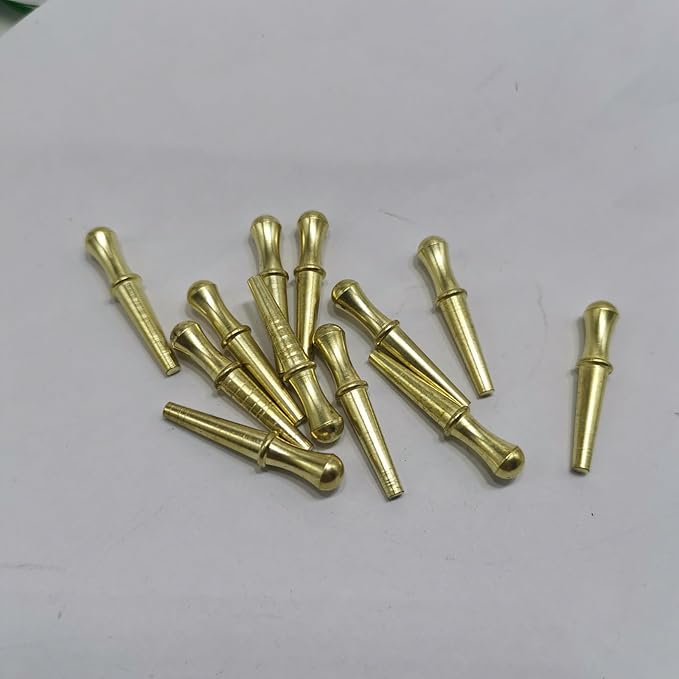12pcs Length 1inch Metal Cribbage Pegs Board Steel Cone for 1/8 Holes 4 Colors Cribbage Traditional Board Game Gold White Black and Rose Gold
