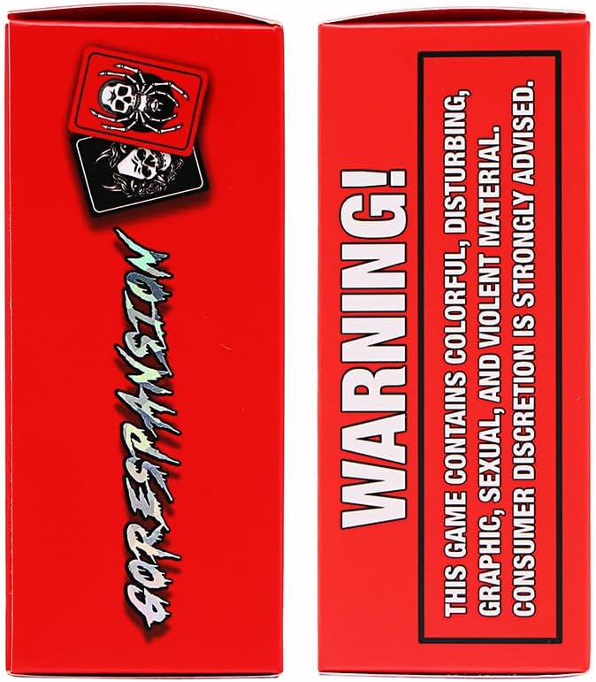 SERIAL KILLER - GORESPANSION -Hilariously Dark Card Game for Adults with Murderous Thoughts Sometimes - Expansion Pack – Murder Mystery - Fun and Easy to Play – Original Halloween Party Horror Games