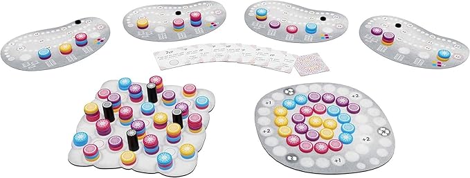 Board and Dice Mandala Stones