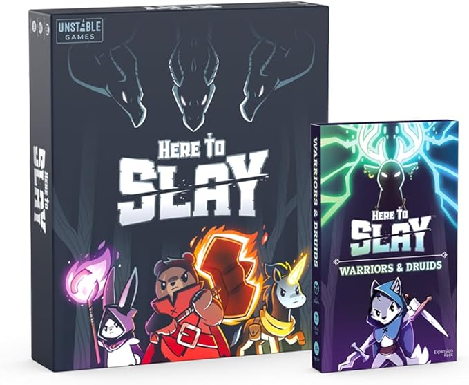 Here to Slay Warriors & Druids Expansion Pack - Designed to be Added to Your Here to Slay Base Game