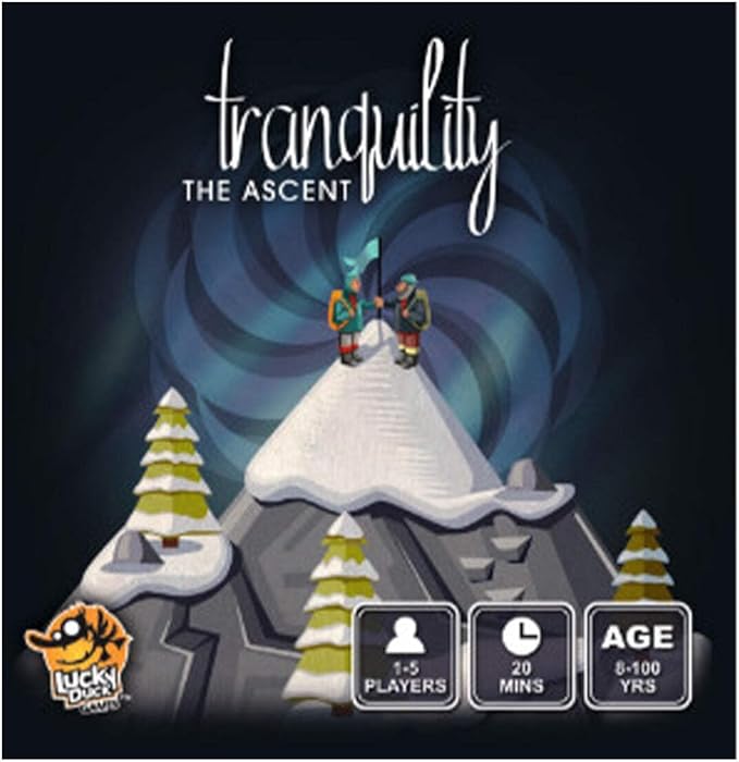 Lucky Duck Games Tranquility: The Ascent | Cooperative Family Game | 1-5 Players, Ages 8+ | 20-Minute Gameplay